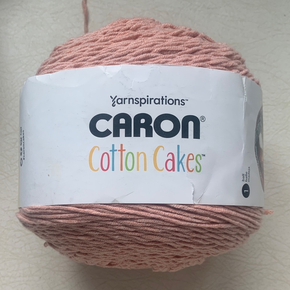 Caron Cotton Cakes Yarn in Coral